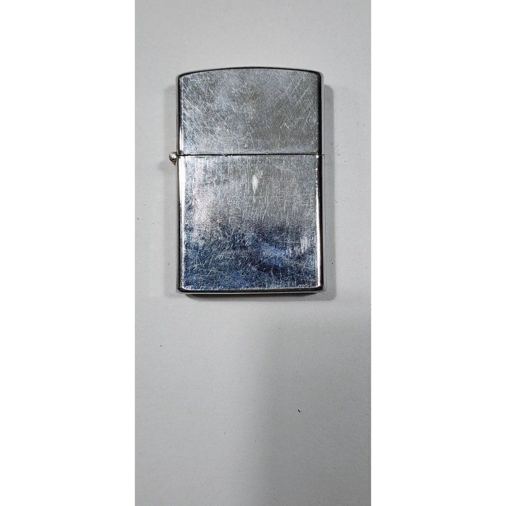Kalan Vintage Flip Top Lighter, Plain Chrome